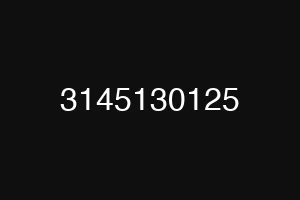 3145130125