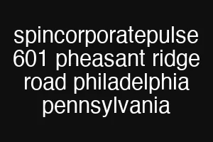 spincorporatepulse 601 pheasant ridge road philadelphia pennsylvania