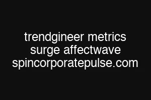 trendgineer metrics surge affectwave spincorporatepulse.com