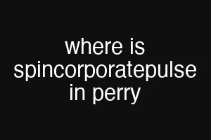 where is spincorporatepulse in perry